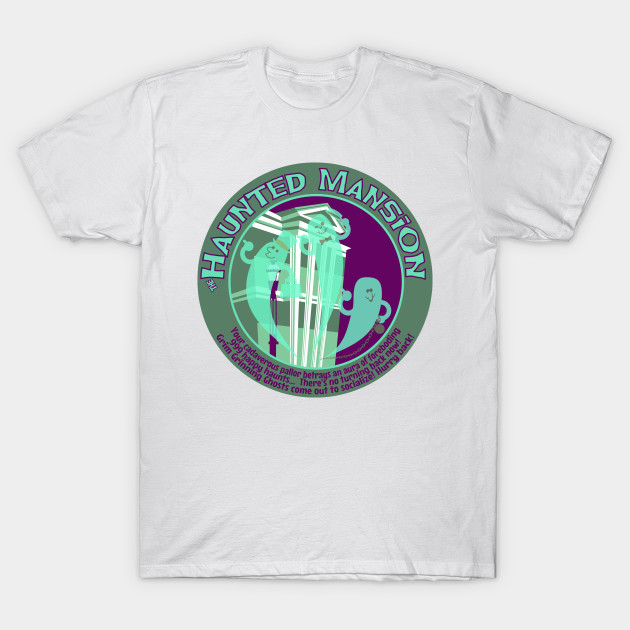 Haunted Mansion (green and purple) T-Shirt-TOZ